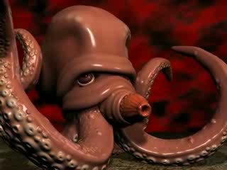 Tekenfilm tentacles 3d