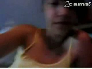Nóng cô gái rubbing cô ấy nhỏ pusy trên webcam