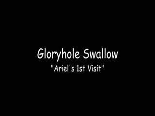 Gloryholeswallow ariel sucks और swallows