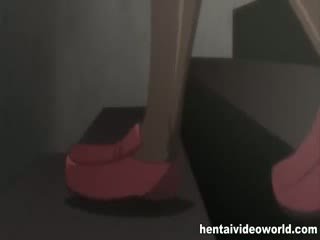 Apertada hentai cona ripped à parte por muitos cocks