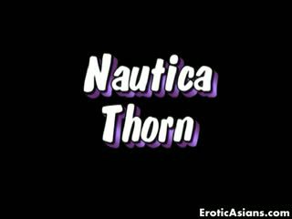Sinfully Asian Bitch Nautica Thorn Teasing Two Dudes With