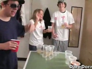Naked lap beer pong-porn archive