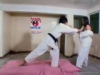 Hot Karate Pussy Fucking Action!