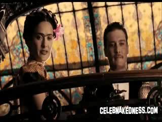 Celebnakedness salma hayek Nude with big breasts in frida