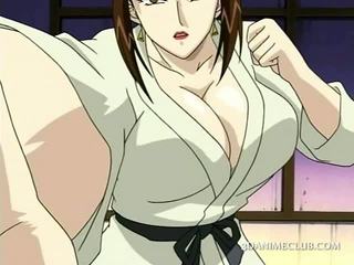 Hentai sex slave gets hot nipples teased in