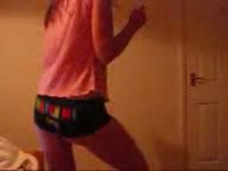 Teen with sexy panties Video