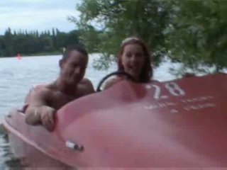 Beautiful girl gets fucked on boat