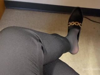 Pantyhose Foot Play in Public 2, Free HD Porn a4