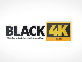 BLACK4K. Beautiful Czech girl welcomes the black sweetheart