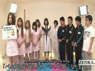 Subtitled CFNM Japanese Nurses Bizarre Examination