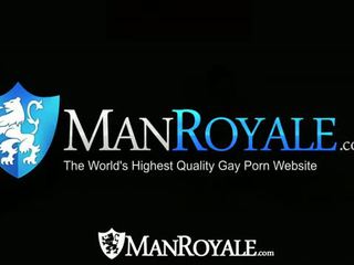 HD ManRoyale - Hot tattooed guy sucks a cock
