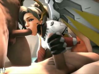 Mercy in Overwatch have sex