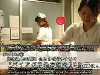 Subtitled cfnm jepang nurses rumah sakit digawe nggo tangan cum dijupuk
