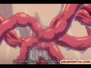 임신 한 헨타이 와 bigboobs brutally 교련 로 빨강 tentacles
