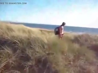 Curvy MILF Exposing on Beach, Free MILF Exposed Porn Video