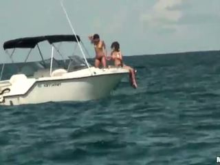 group sex, boat, babes