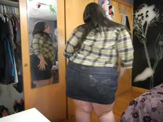 Ssbbw desvistiéndose teasing vídeo